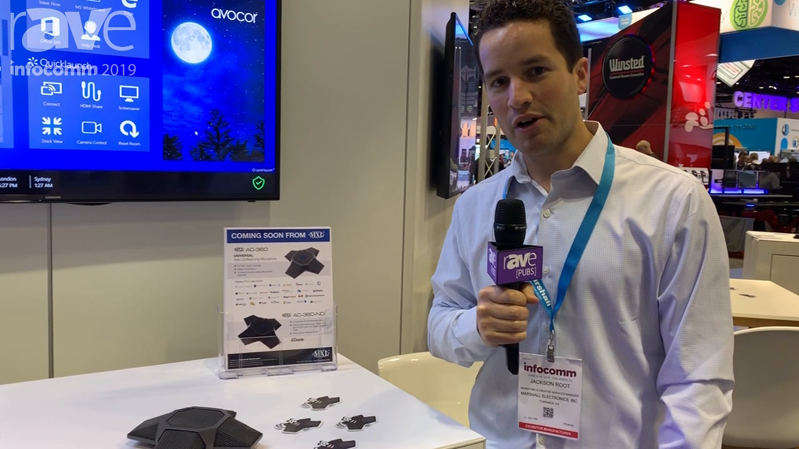 InfoComm 2019: MXL Microphones Shows Off the AC-360 Universal Microphone for Audioconferencing