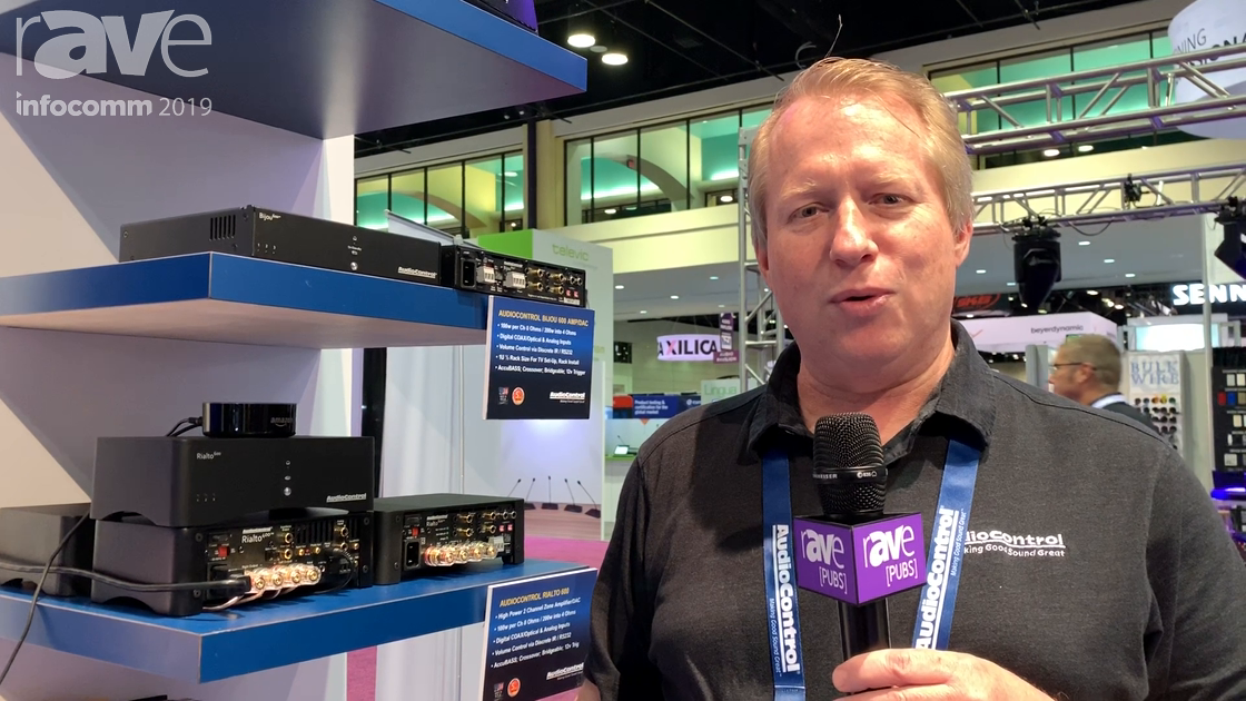 InfoComm 2019: AudioControl Features Rialto 400 Small Zone Amplifier With Analog and Balanced Inputs