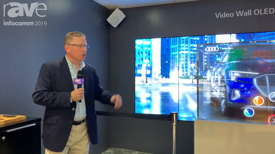 InfoComm 2019: LG Features a Transparent Touch OLED Application for Audi Car Design
