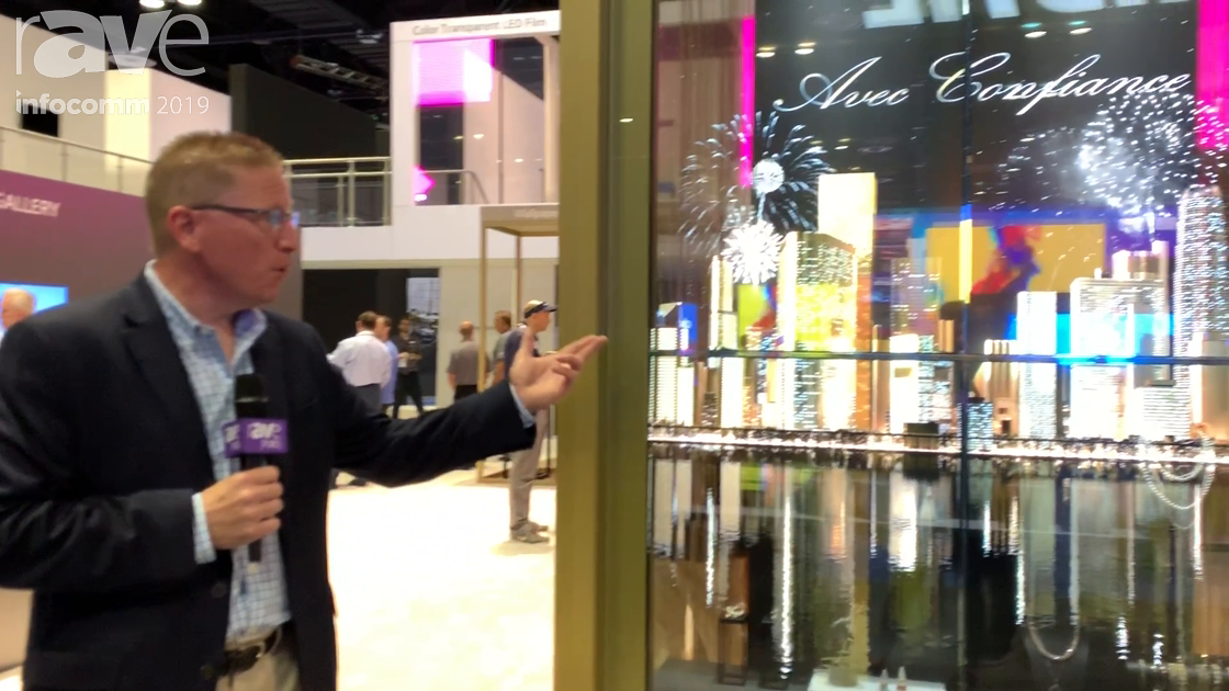 InfoComm 2019: LG Shows Off Its Transparent OLED Display