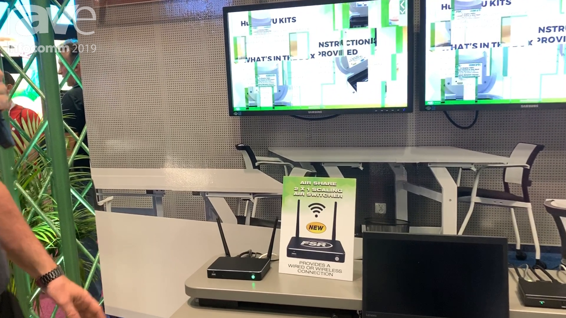 InfoComm 2019: FSR Intros the Low Cost Air Share Wireless Collaboration 2×1 Switcher