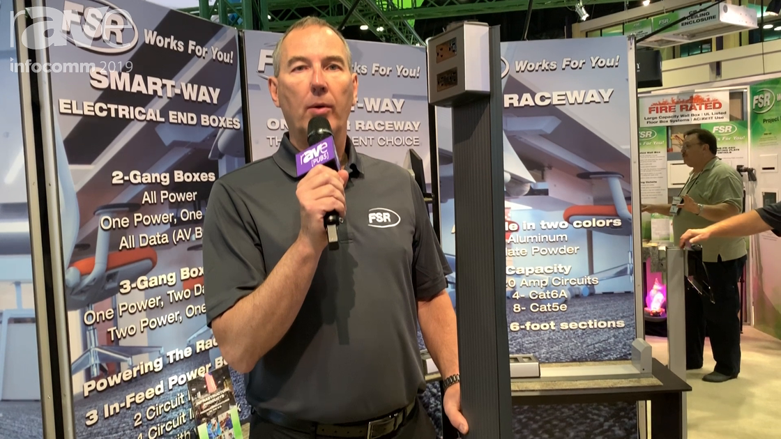 InfoComm 2019: FSR Introduces Smart-Way Stick, a Fast and Easy Way to Run Power and Low Voltage