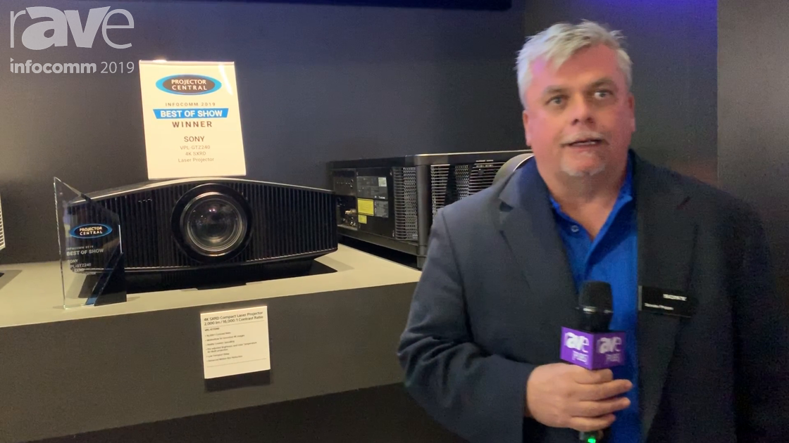 InfoComm 2019: Sony Shows VPL-GTZ240 4K SXRD Laser Phosphor Projector for Simulation & Planetariums