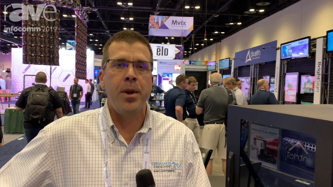 InfoComm 2019: Great Lakes Case and Cabinet Adds WMCM Wall-Mount Cabinet Rack With Cable Management