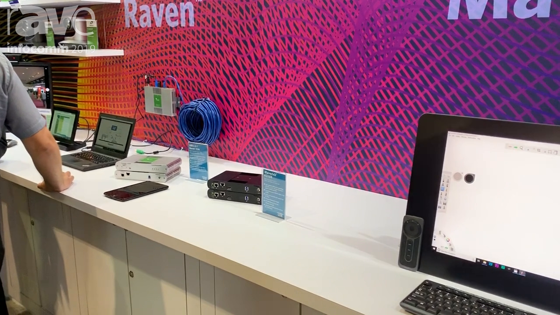 InfoComm 2019: ICRON Maverick Shows 63104 DisplayPort and USB 3 Extender for 4K@60Hz 4:4:4 to 100m