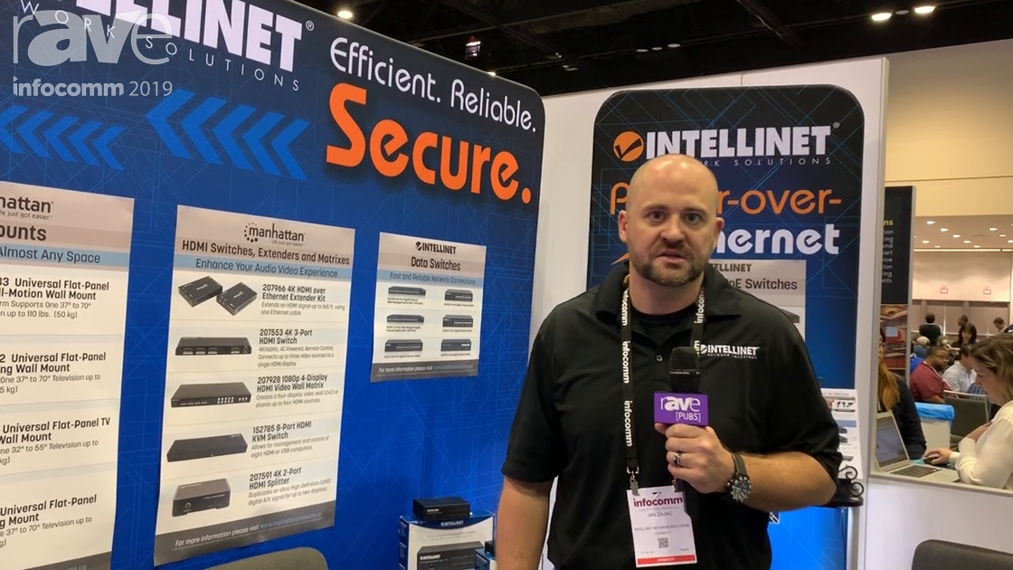 InfoComm 2019: Intellinet Shows 10/100 PoE, Gigabit PoE+, Gigabit Ultra PoE+ Injectors, PoE Extender