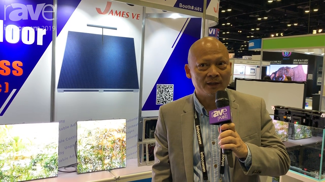 InfoComm 2019: James VE Shows Off Its 2.6P High Resolution Outdoor LED Display