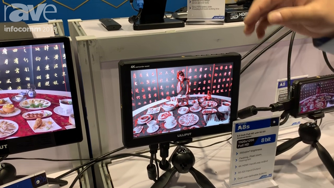 InfoComm 2019: Lilliput Shows the A8S and A8 Live Video Monitor