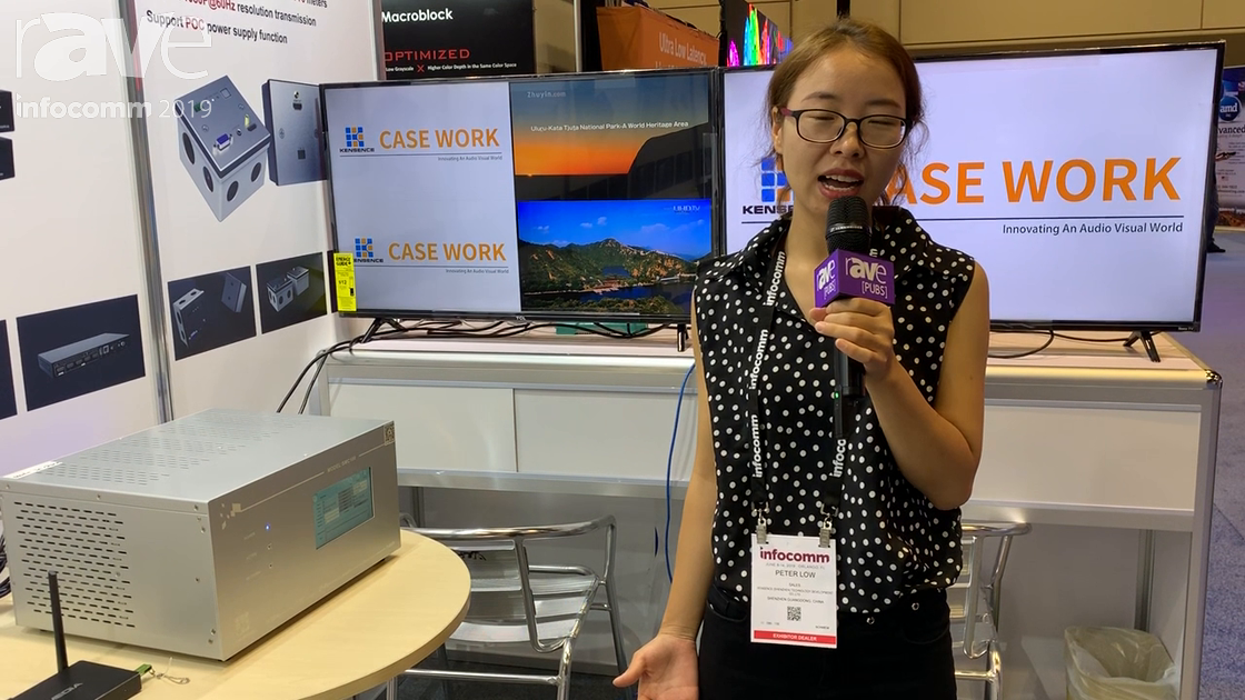 InfoComm 2019: Kensence Features the SMC100 10×10 Modular Matrix Switcher With Bi-directional RS232