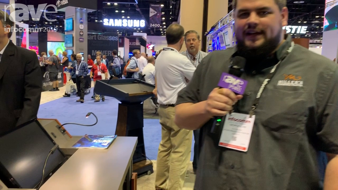 InfoComm 2019: Miller’s Presentation Furniture Offers Custom AV Desk