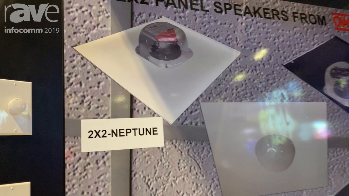 InfoComm 2019: OWI Showcaes the Neptune Speaker, a 360-Degree Speaker That Fits in a 2×2 Drop Panel