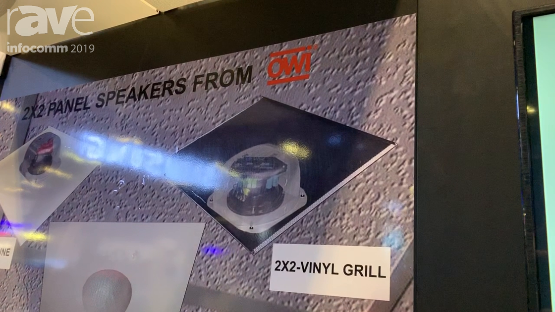 InfoComm 2019: OWI Shows a 2×2-Vinyl Grill Speaker That Looks Like a Return Air Event