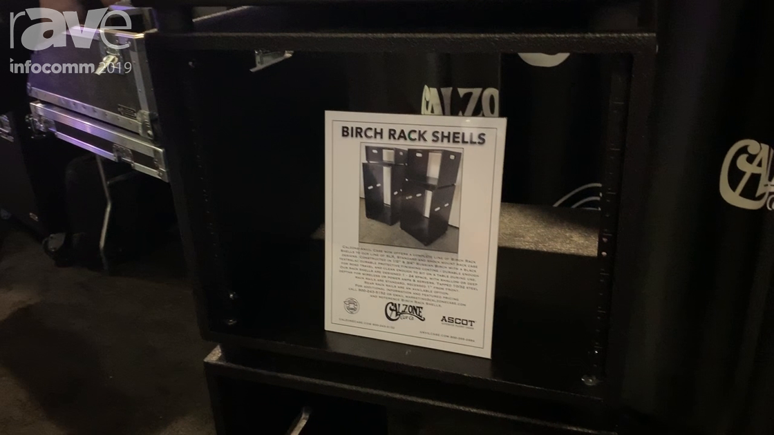 InfoComm 2019: Calzone Case Company Features Its 3/4″ Birch Wood Rack Shells