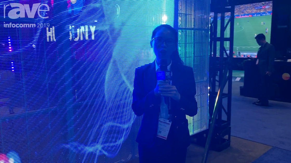 InfoComm 2019: Huasuny Showcases the 3.9mm Trans-Eyes LED Panels