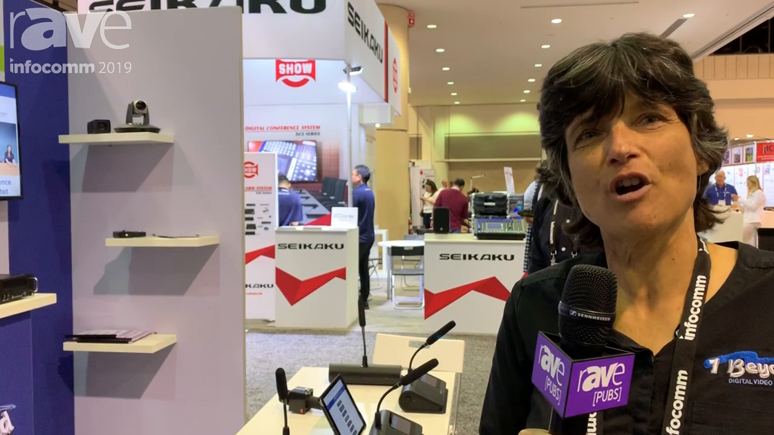 InfoComm 2019: 1 Beyond Intros Autofinder Camera and Mic Locater – the Camera Follows a Handheld Mic