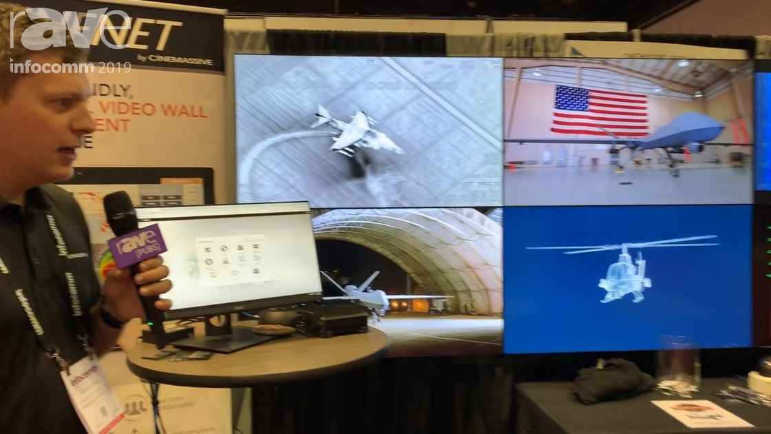 InfoComm 2019: Cinemassive Demos CineNet 3 Turnkey Video Wall Software Solution