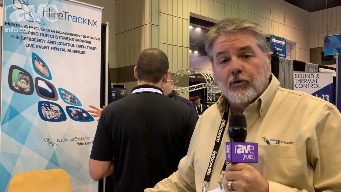InfoComm 2019: Navigator Systems Features HireTrack NX Rental and Inventory Management Software