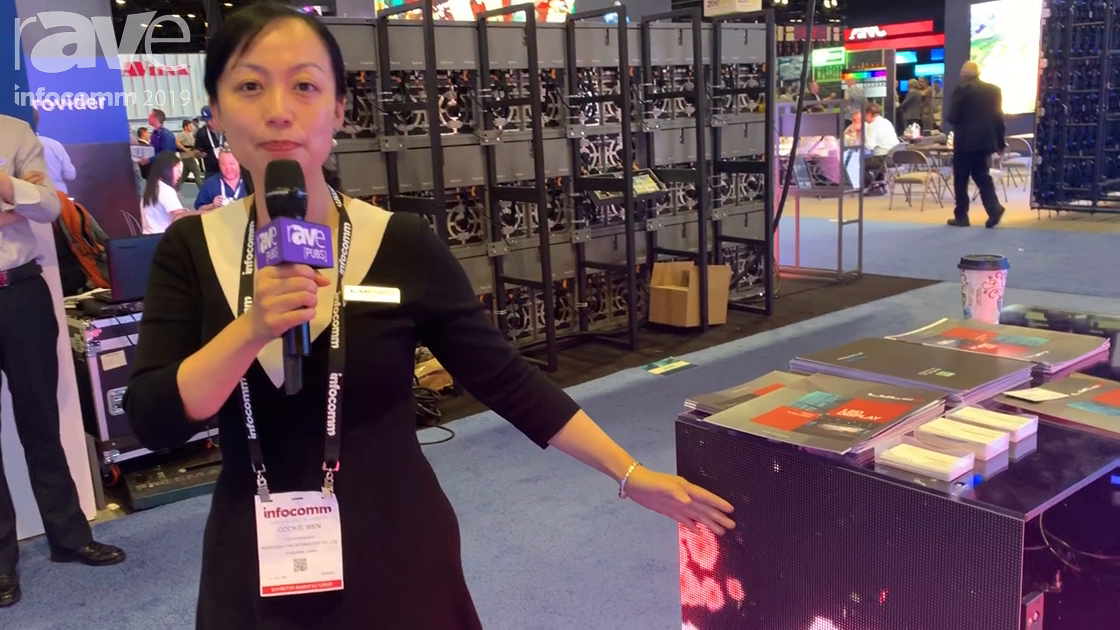 InfoComm 2019: Shenzhen LongRun Optoelectronic Co. Features Its Corner-Shape LED Side Wall