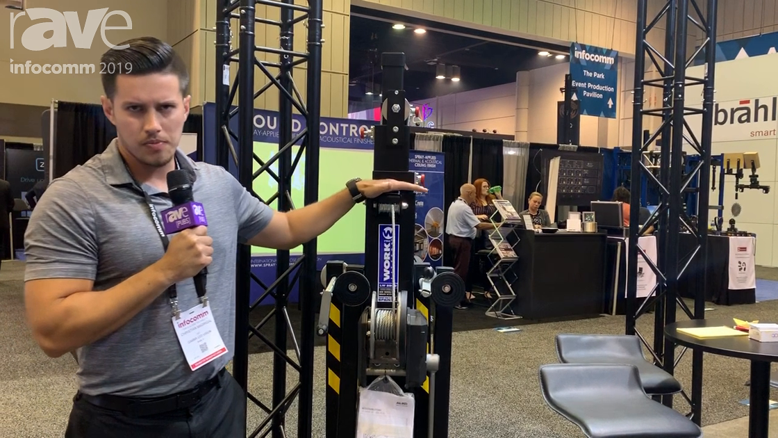 InfoComm 2019: Work Pro Lifters’ LW Line Can Go Up to 17 to 21 Feet