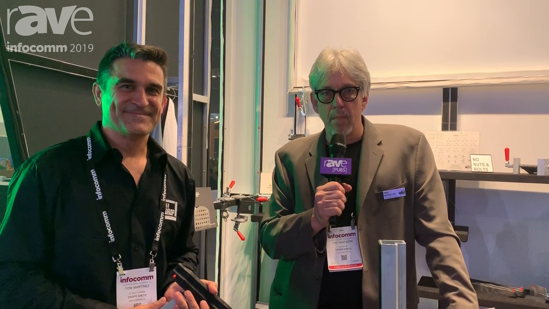 InfoComm 2019: Drape Kings Showcases Its Modular Scenic Solution With No Tools Required for Assembly