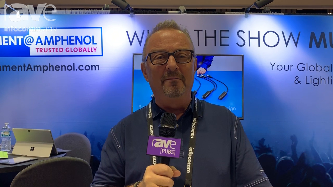 InfoComm 2019: Entertainment Amphenol Showcases the IP65-Rated HPT Series of Connectors