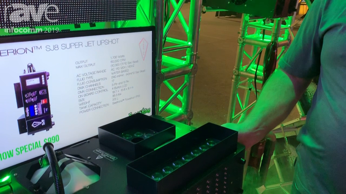 InfoComm 2019: Froggy’s Fog Features the FFM-Hyperion-SJ8 Super Jet Upshot