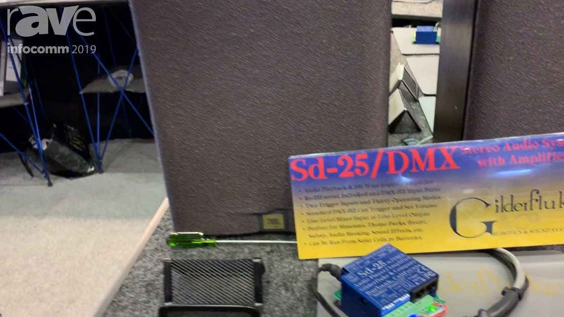 InfoComm 2019: Gilderfluke and Company Features the SD-25/DMX Stereo Audio System With Amplifier