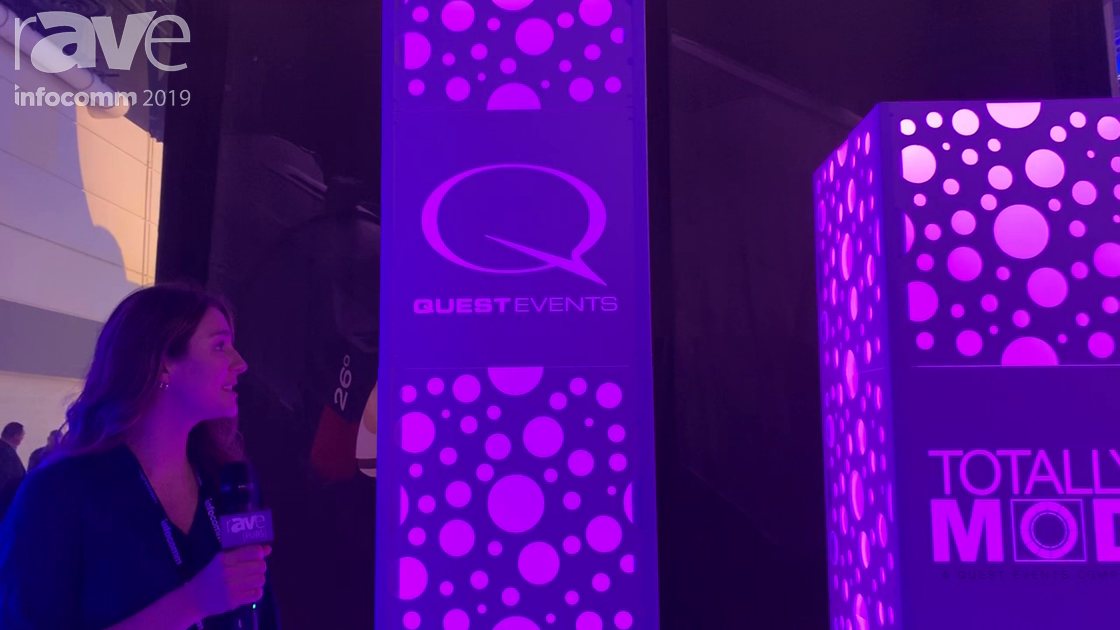 InfoComm 2019: Quest Events Showcases the 2D Style Tyles Frames for Exhibitions