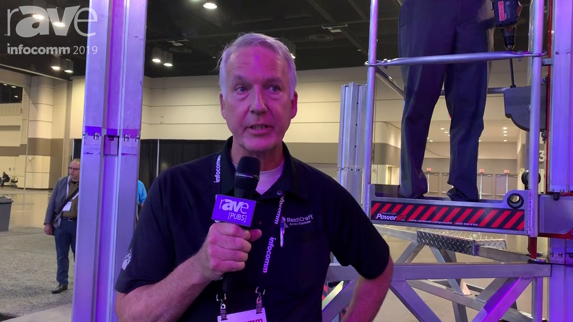 InfoComm 2019: ReechCraft Demos Super Portable PL65 Power Lift, Powered By a Cordless Drill