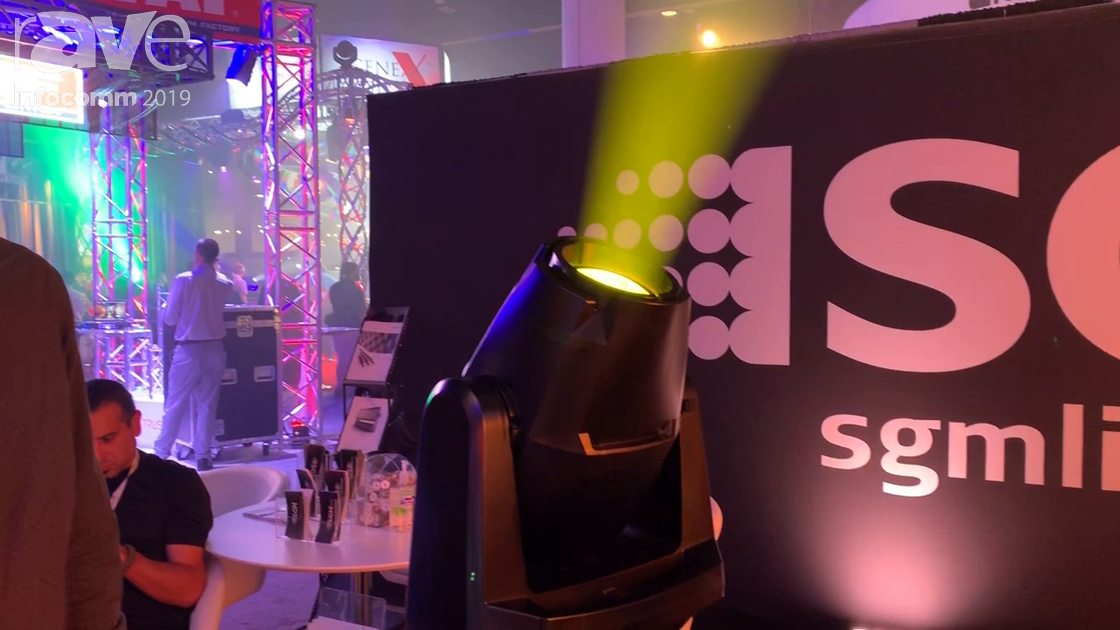 InfoComm 2019: SGM Lighting Shows the Maintenance-Free G-7 Moveale IP66 Spot