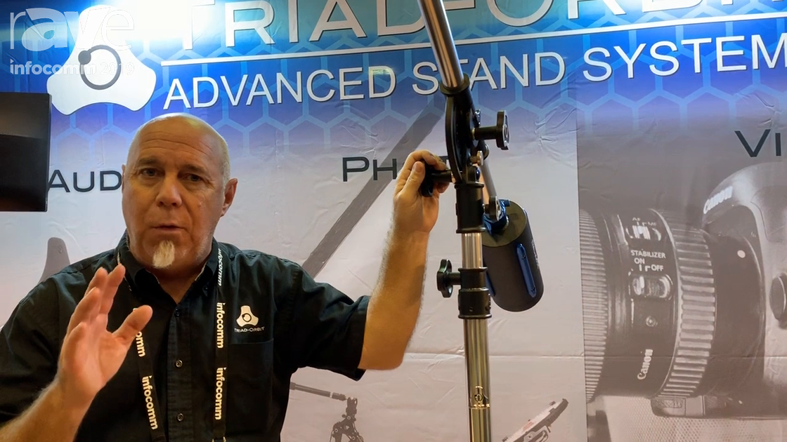 InfoComm 2019: Triad-Orbit Intros SB1 Starbird Large Format Stand for Lights, Mics, Cameras and More