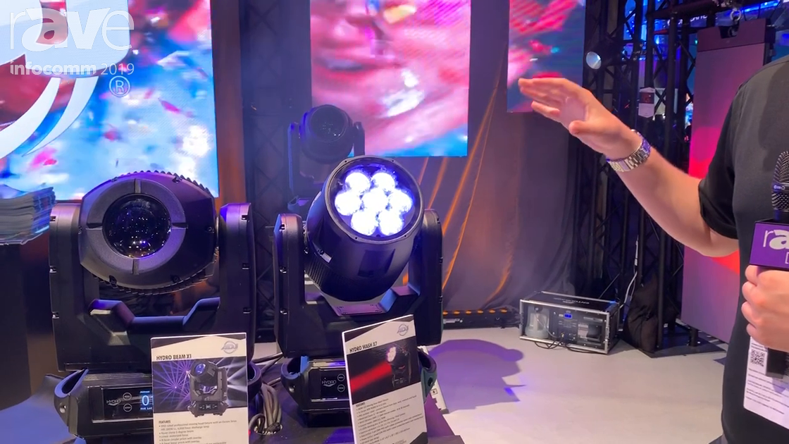 InfoComm 2019: ADJ Introduces the Hydro Wash X7 IP65 Wash Rated Fixture