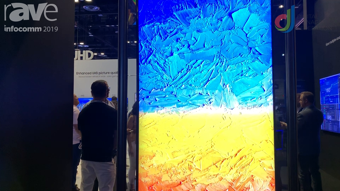 InfoComm 2019: Laura Davis-Taylor Checks Out Samsung QLED 8K Display