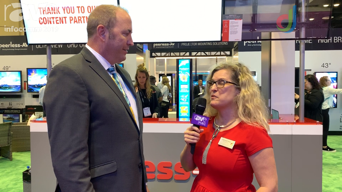 InfoComm 2019: Laura Davis-Taylor Speaks with Brian McClimans About Peerless-AV at InfoComm 2019
