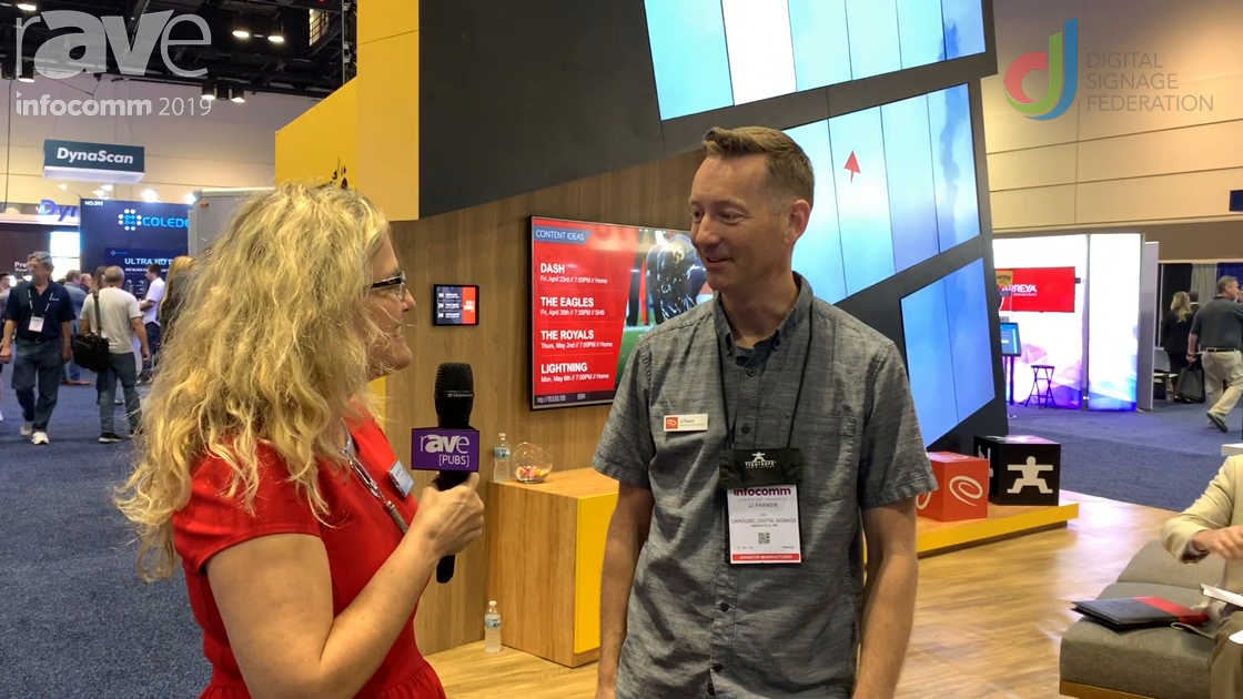 InfoComm 2019: Laura Davis-Taylor Talks to JJ of Carousel Digital Signage