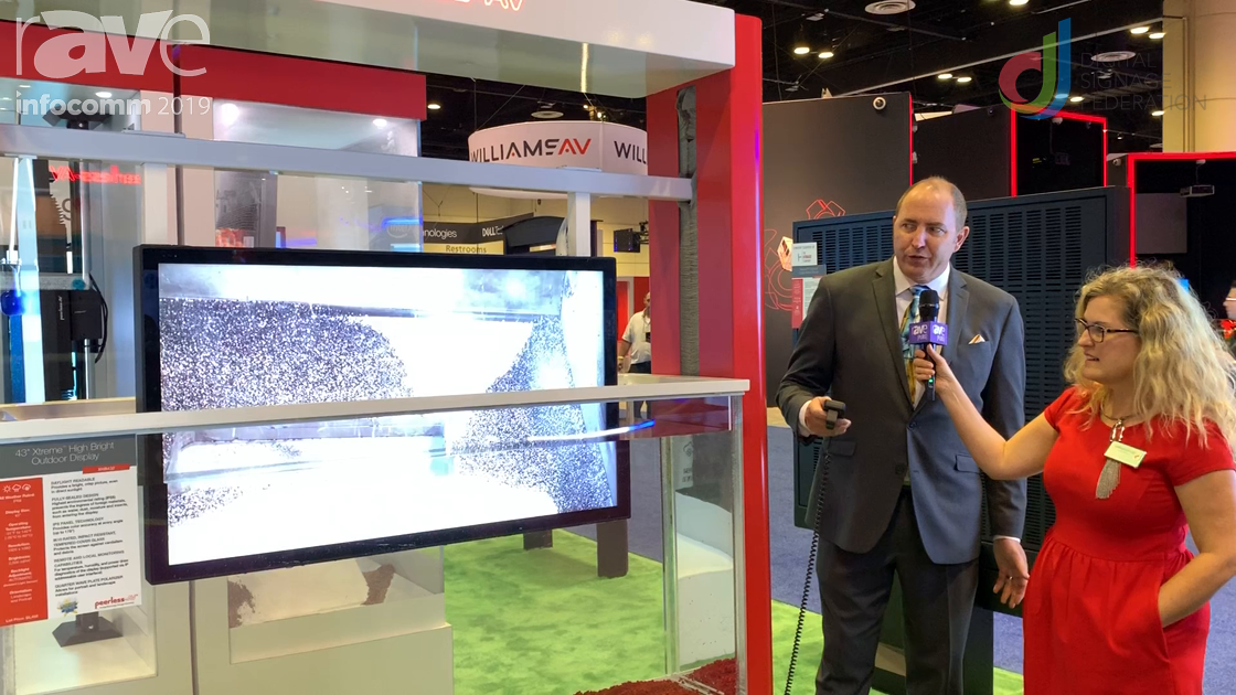 InfoComm 2019: Peerless-AV Shows IP68 Xtreme Outdoor Display Underwater with Laura Davis-Taylor