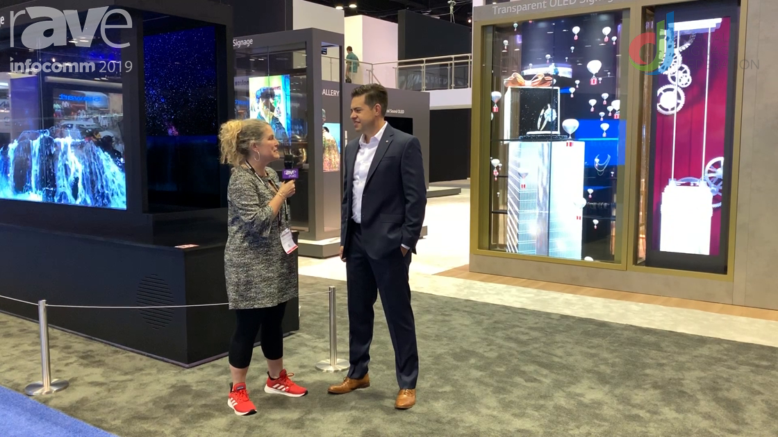 InfoComm 2019: Garry Wicka Gives Laura Davis-Taylor Overview of LG at InfoComm