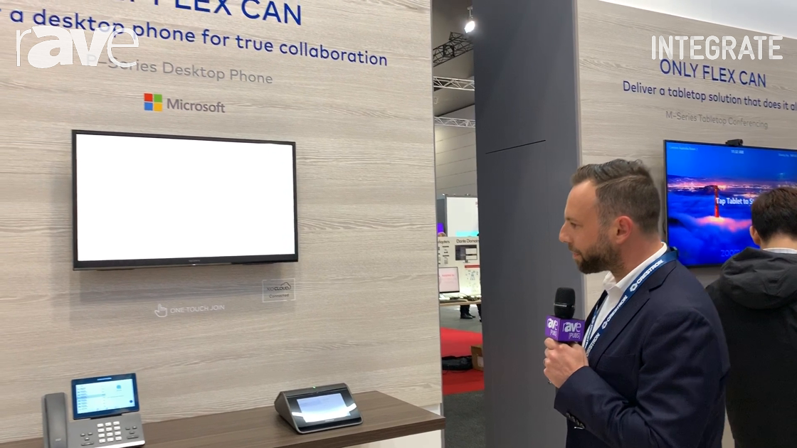 Integrate 2019: Crestron Showcases Flex P-Series Desktop Phone and M-Series Tabletop Conferencing