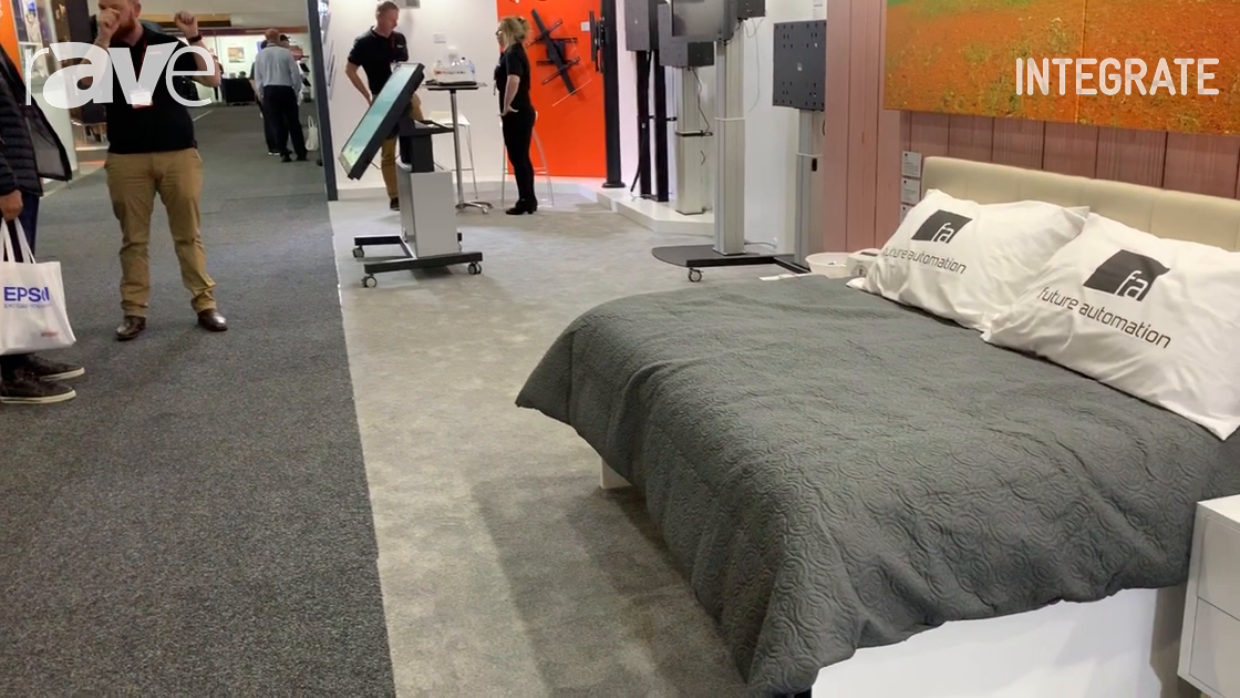 Integrate 2019 Future Automation Demos UnderBed TV Lift with Swivel