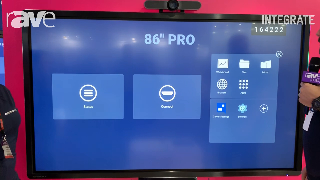 Integrate 2019: Clevertouch Highlights Pro Series Collaboration Display on ASI Solutions Stand