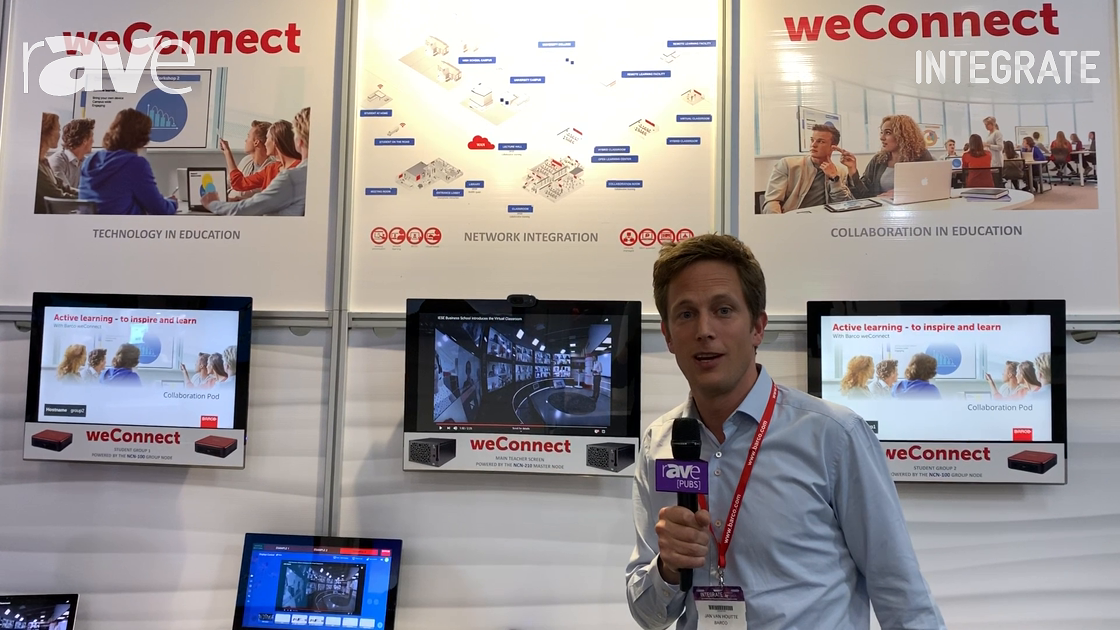 Integrate 2019: Barco Shows weConnect Interactive Collaboration Product for ED at AV Distributors