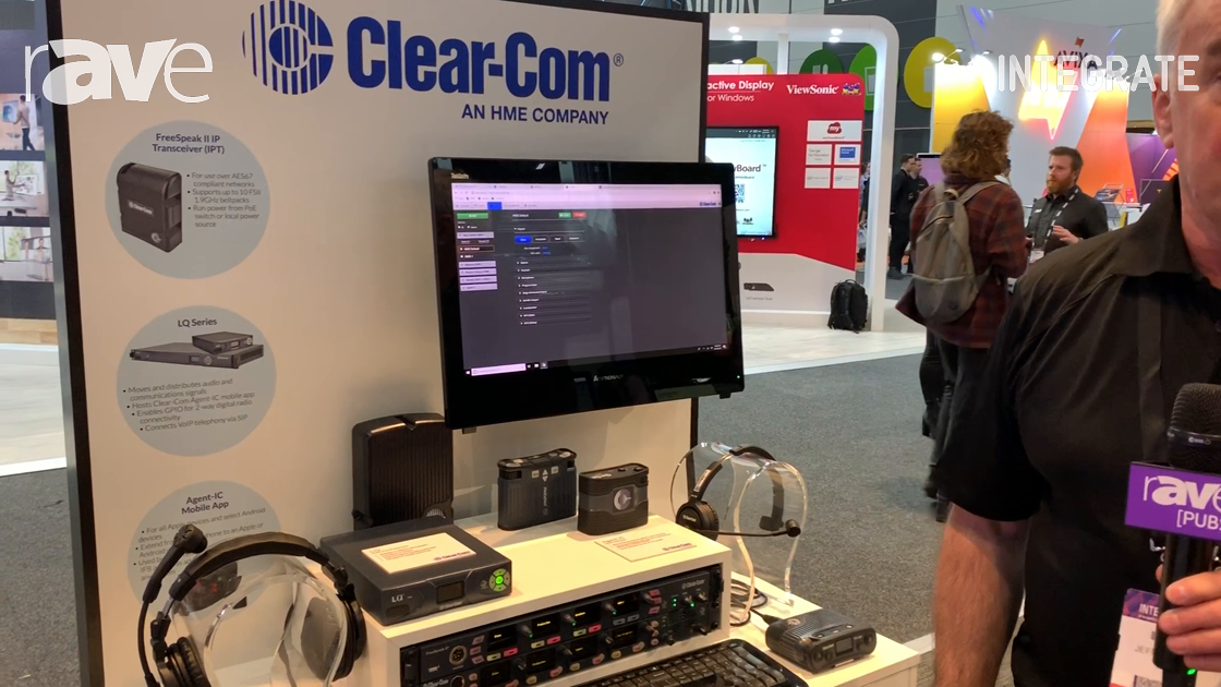 Integrate 2019: Clear-Com Shows Off the LQ Series IP-Based Coms Interface on the Jands Stand