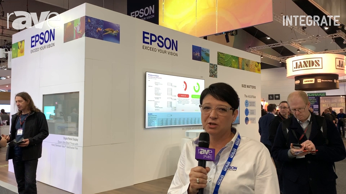 Integrate 2019: Epson Showcases 30,000-Lumen Projector for Large Venues With Five Lens Types