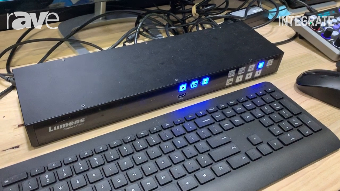 Integrate 2019: Lumens Integration Demos LC200 Lecture Capture System at Corsair Solutions