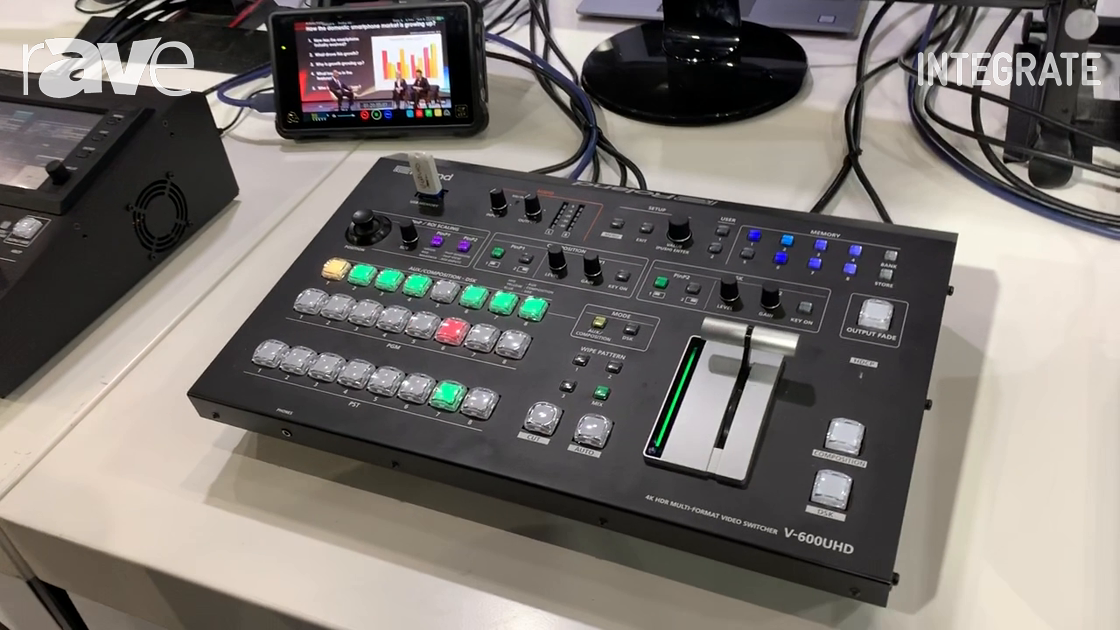 Integrate 2019: Roland Discusses V-600UHD 4K Video Switcher with Built-In Scaling