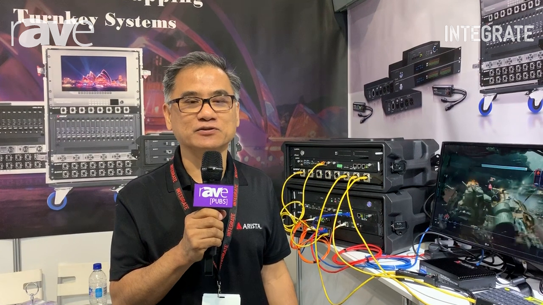Integrate 2019: Arista Corporation Overviews IP FlashCaster SDVoE Alliance AV-over-IP System