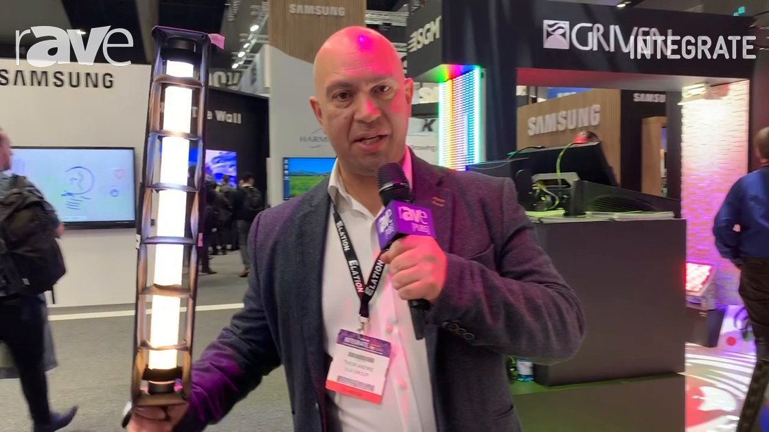 Integrate 2019: Astera Showcases Helios Tube Lighting Fixture on the ULA Group Stand