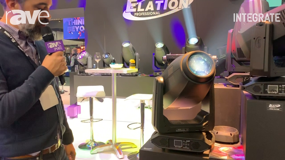 Integrate 2019: Elation Professional Exhibits Artiste Monet Spot Lighting Fixture