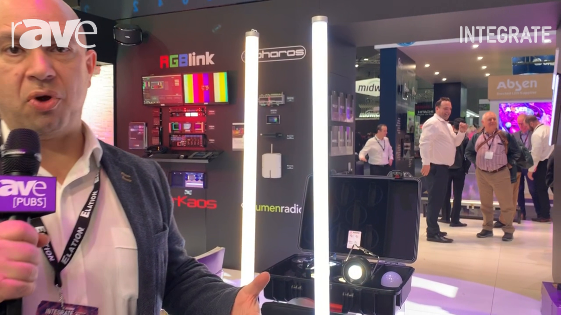 Integrate 2019: Astera Intros Titan Tube Lighting Fixture on the ULA Group Stand