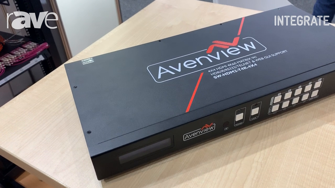 Integrate 2019: Dueltek Distribution Talks About the New Avenview SW-HDM2-T4K-4X4 Matrix Switcher